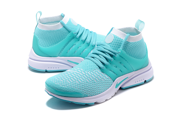 Nike Air Presto Flyknit Ultra Light Green White Running Shoes For Women